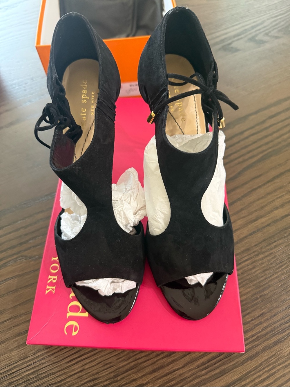 Black/suede Cate